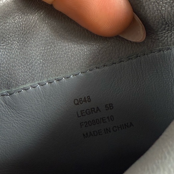 Coach Gray Leather Ankle Tassel Heeled Boots - Picture 13 of 14